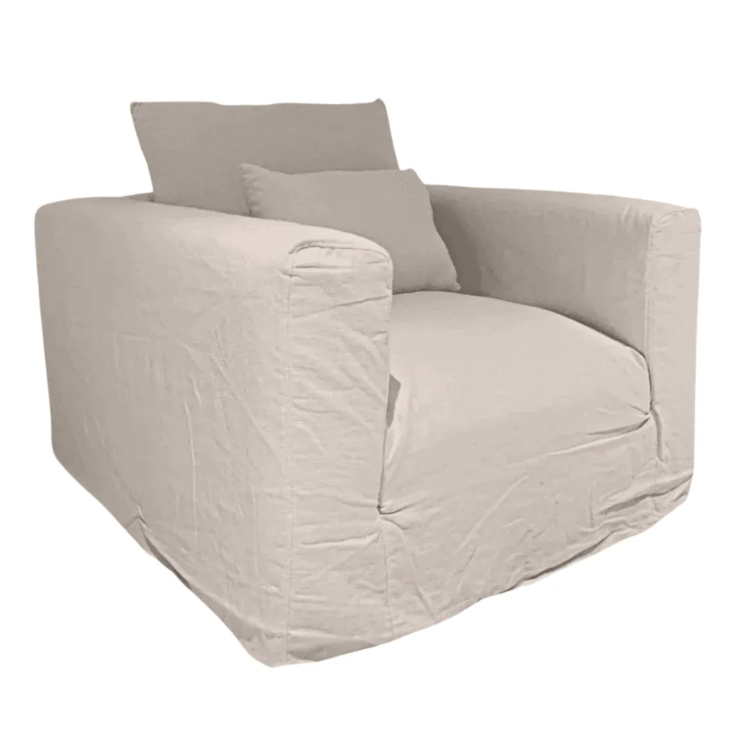 Ibiza Linen Single Sofa Zoco Home