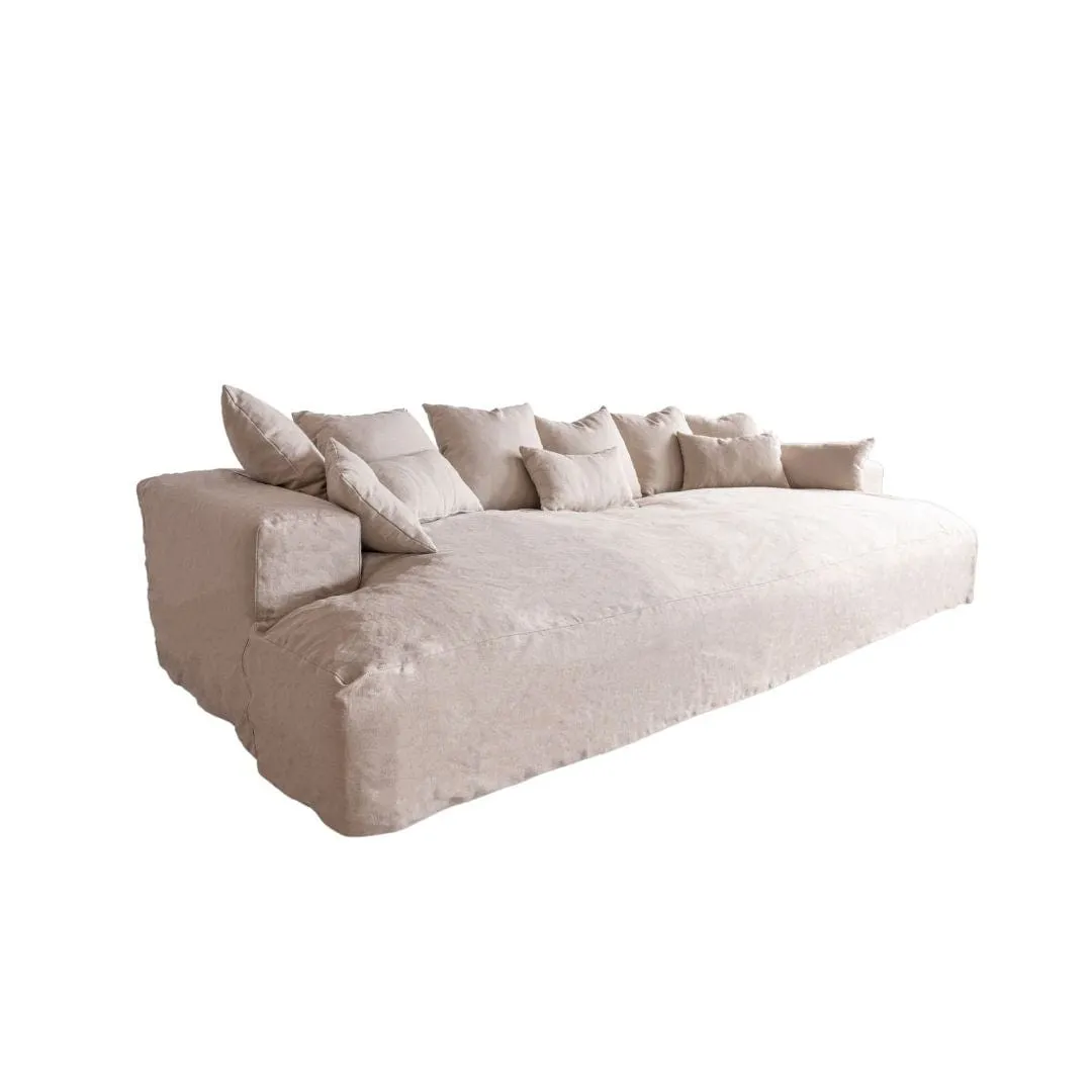 Ibiza Linen Sofa | XL 330cm Zoco Home