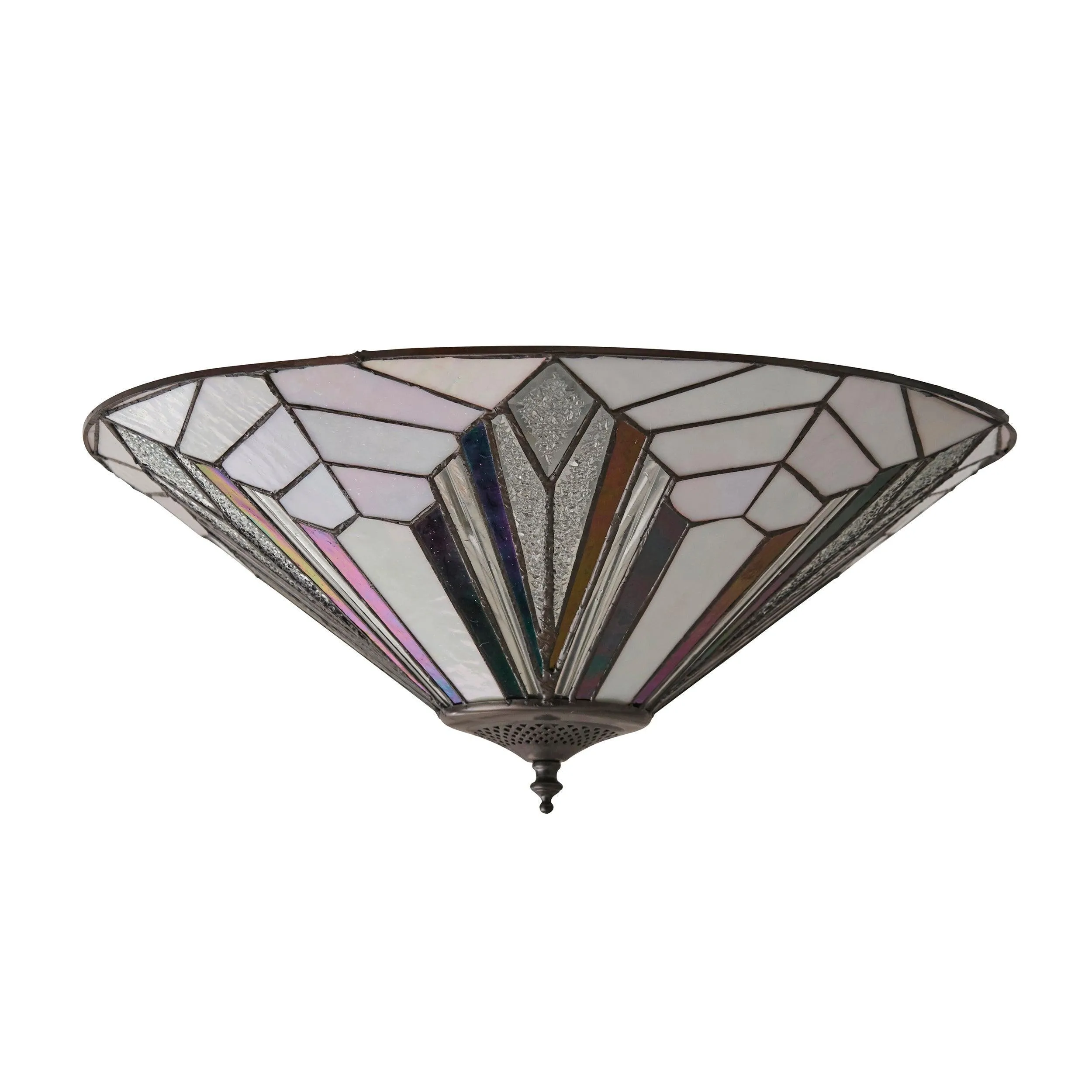 Interiors 1900 Astoria 48cm Tiffany Flush Ceiling Light