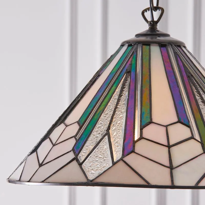 Interiors 1900 Astoria Tiffany Ceiling Pendant - 40cm