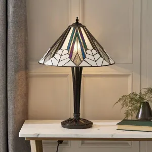 Interiors 1900 Astoria Tiffany Medium Table Lamp
