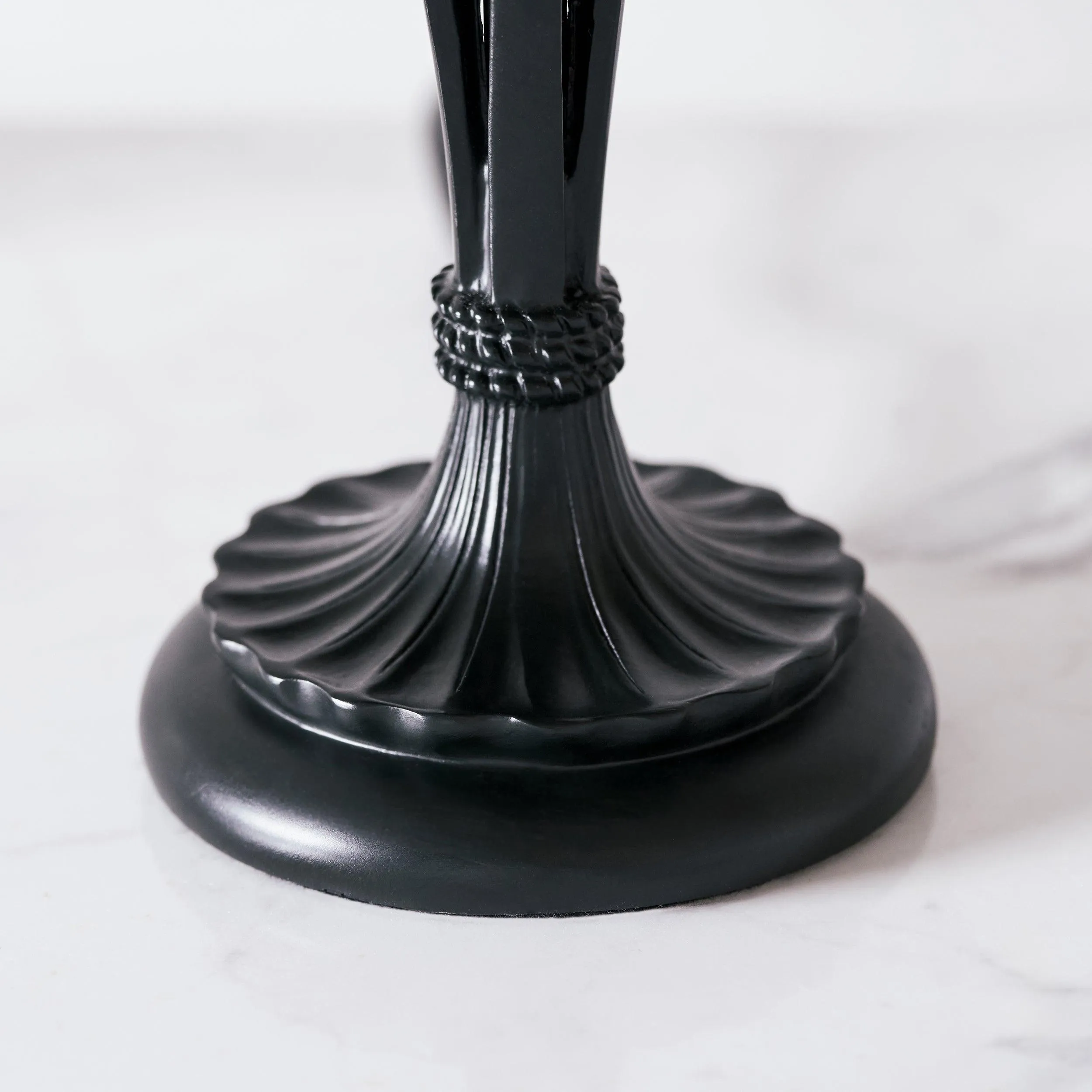 Interiors 1900 Bernwood Small Tiffany Bedside Table Lamp
