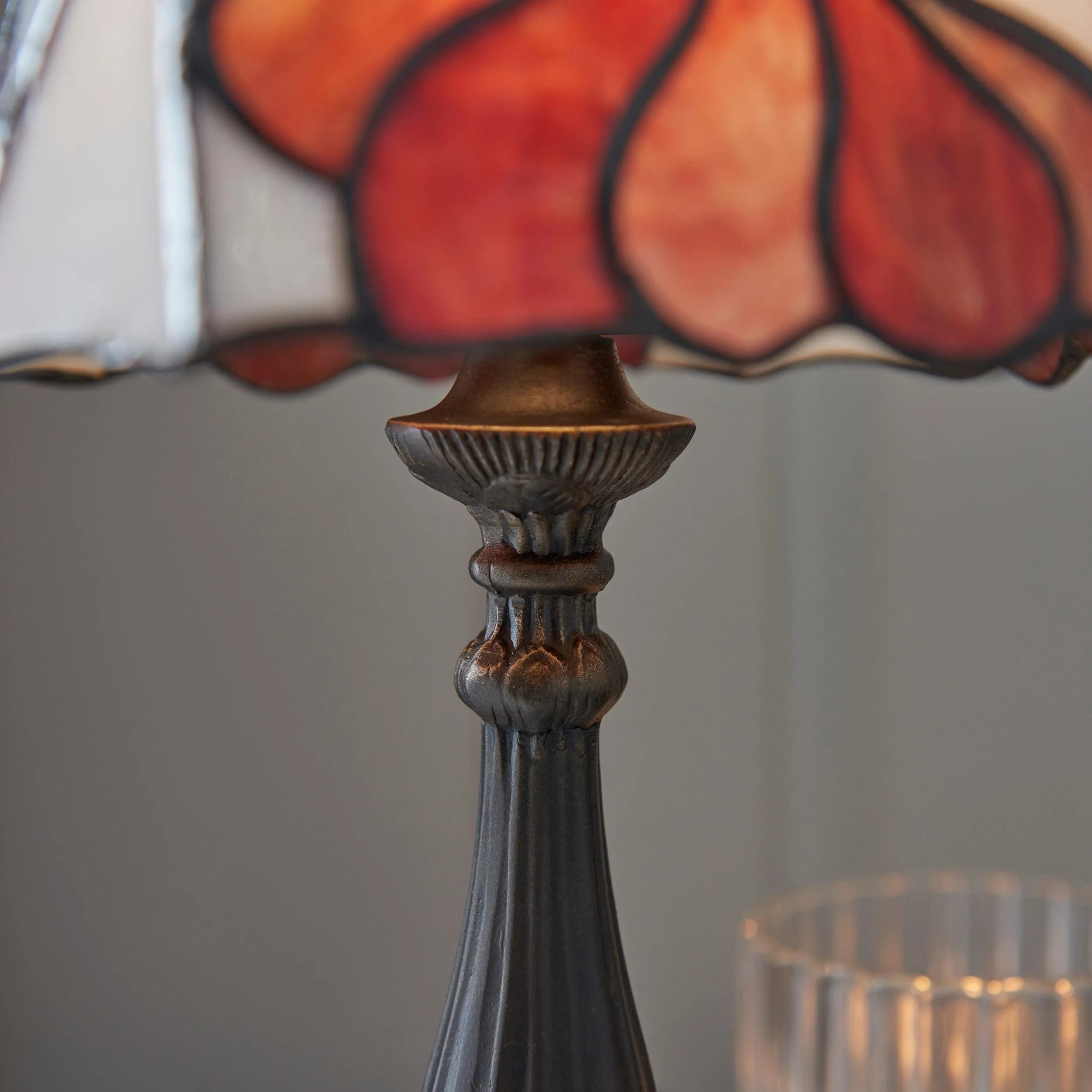 Interiors 1900 Botanica Tiffany Bedside Table Lamp