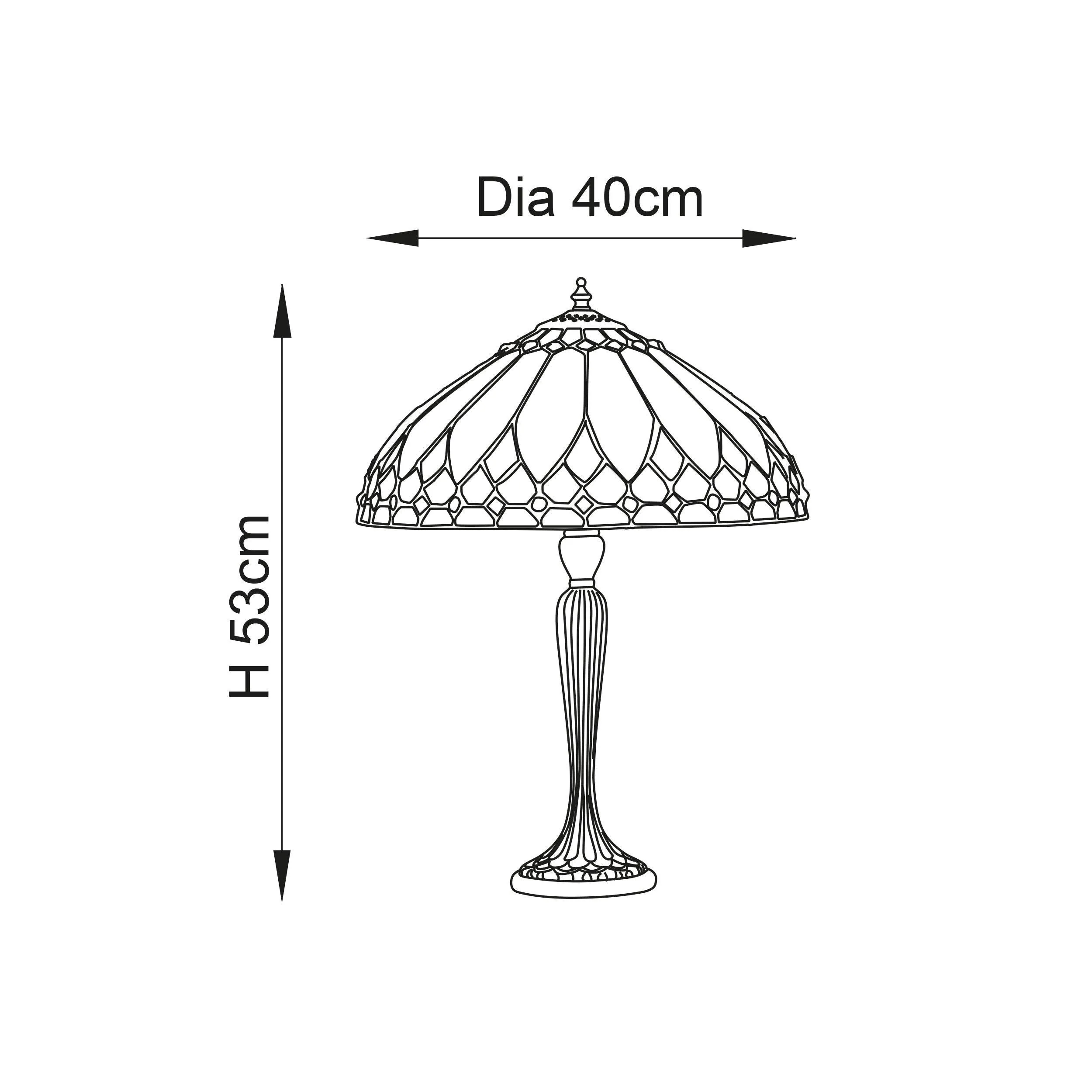 Interiors 1900 Brooklyn Tiffany Table Lamp