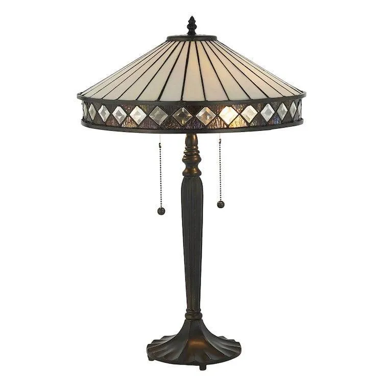 Interiors 1900 Fargo Tiffany Table Lamp