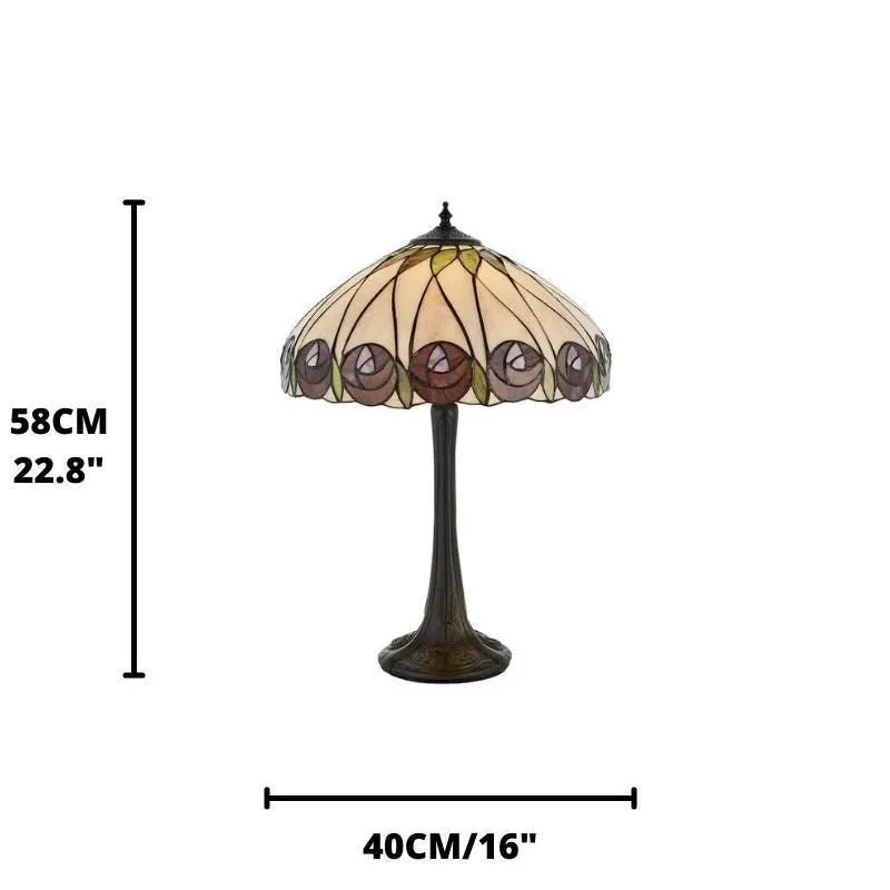 Interiors 1900 Hutchinson Tiffany Table Lamp