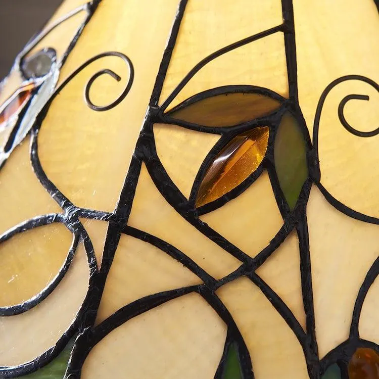 Interiors 1900 Jamelia Small Tiffany Lamp