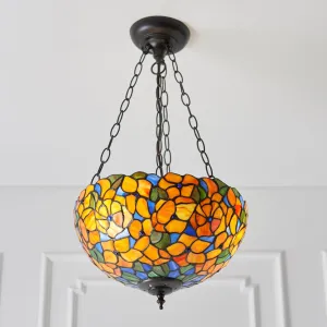 Interiors 1900 Josette Medium Inverted Tiffany Ceiling Light