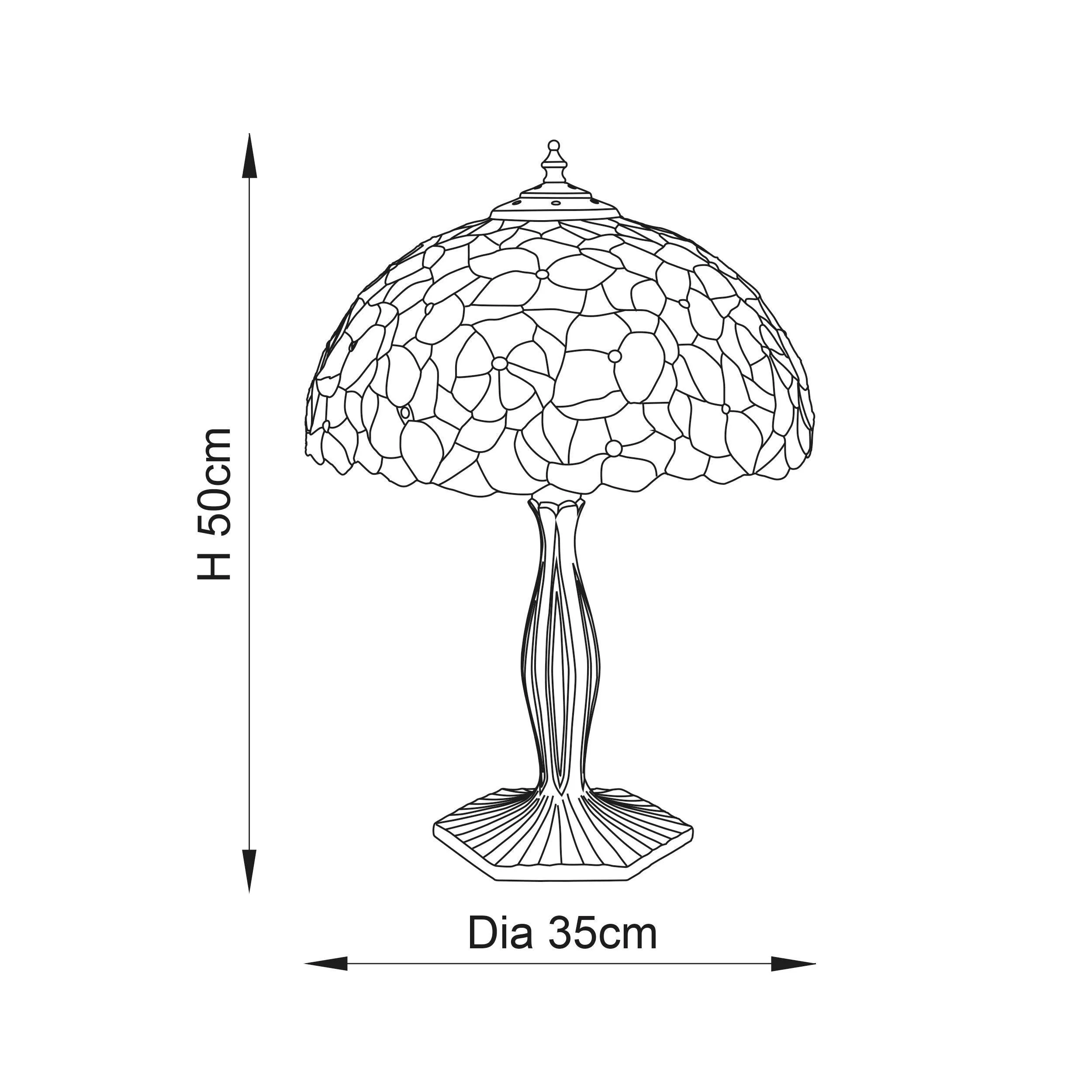 Interiors 1900 Josette Tiffany Table Lamp