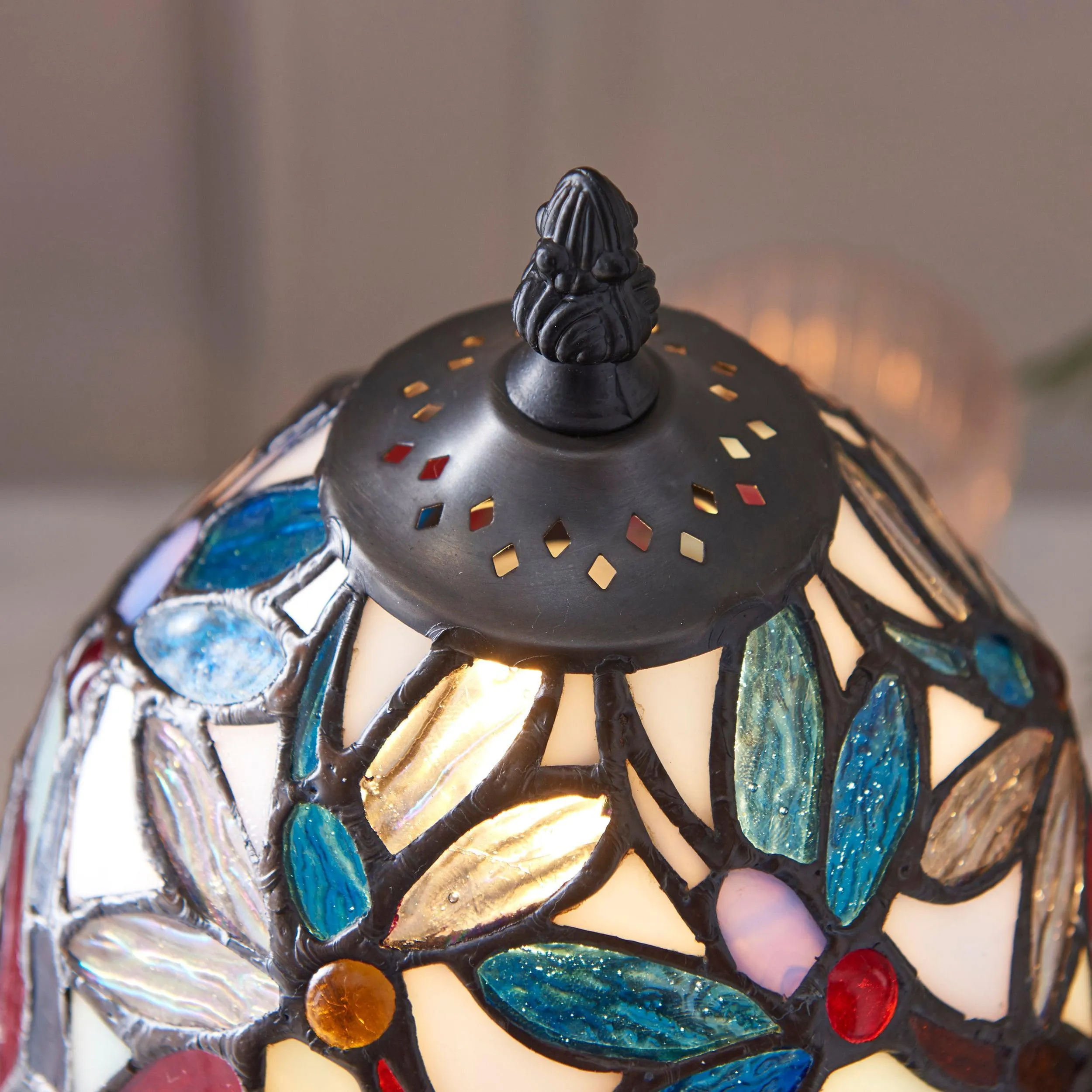Interiors 1900 Lorette Tiffany Bedside Lamp
