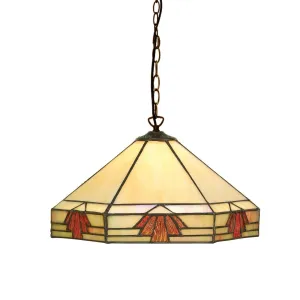 Interiors 1900 Nevada Small Tiffany Ceiling Light