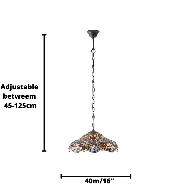 Interiors 1900 Sullivan Medium Tiffany Ceiling Light