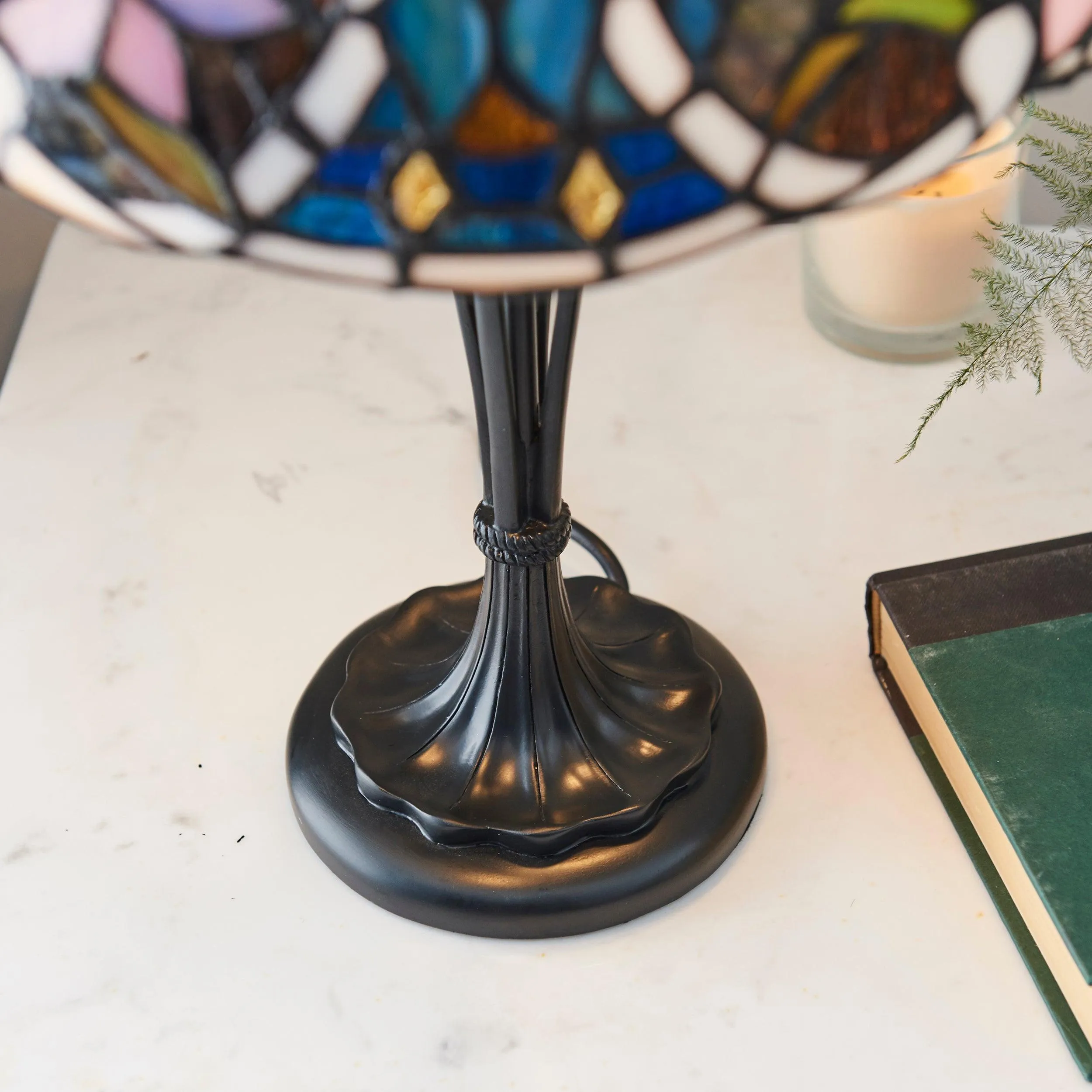 Interiors 1900 Sullivan Small Tiffany Bedside Table Lamp