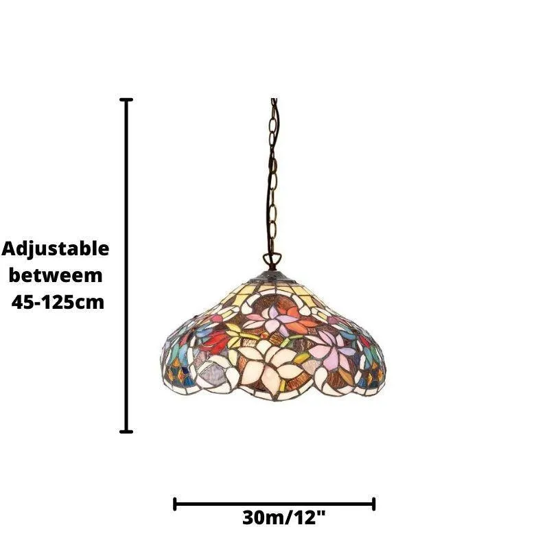 Interiors 1900 Sullivan Small Tiffany Ceiling Light
