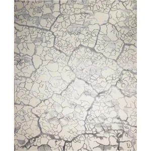 Ivory Essentials Modern Wool Luxcelle Blend Rug