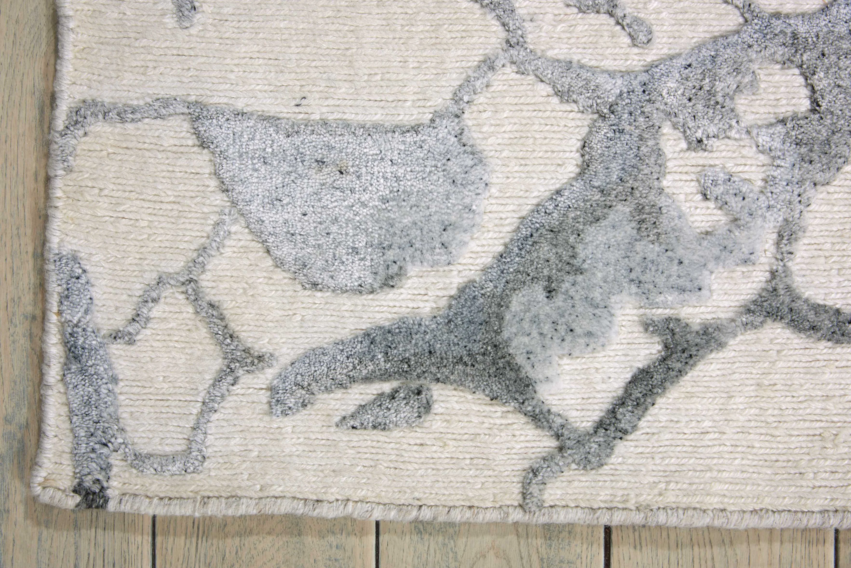 Ivory Essentials Modern Wool Luxcelle Blend Rug