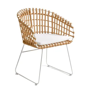 Jaipur Rattan Outdoor Chair | White Zoco Home