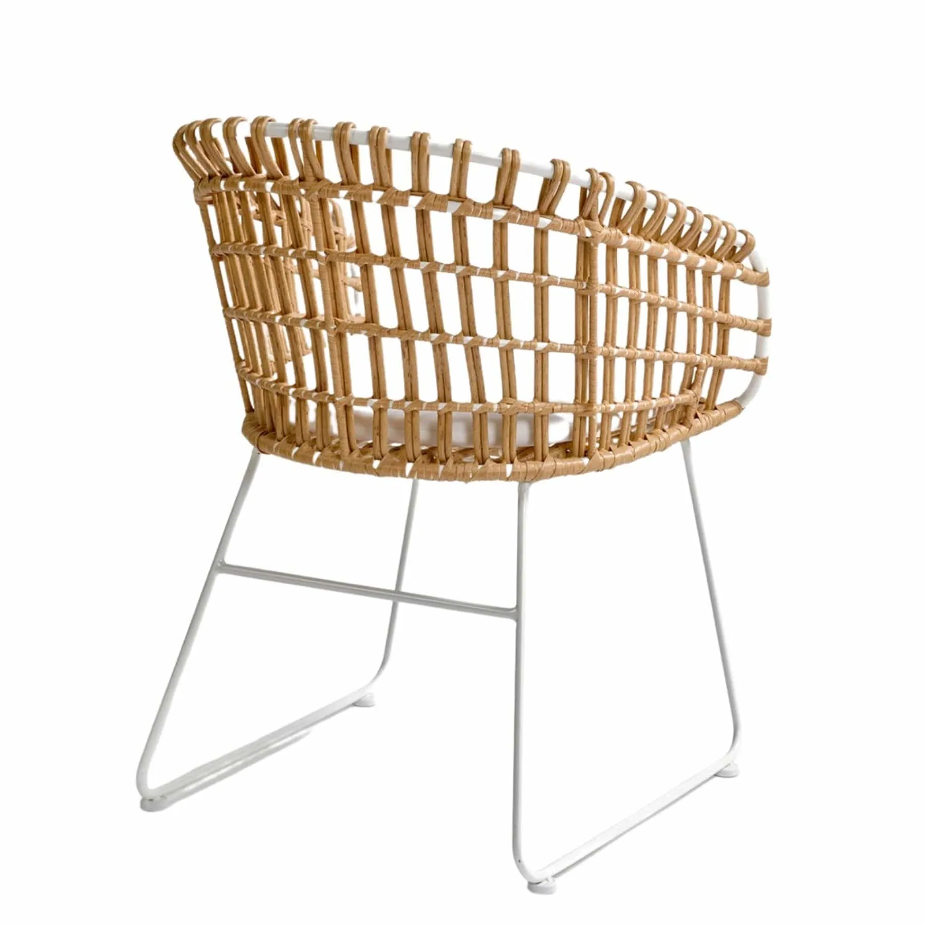 Jaipur Rattan Outdoor Chair | White Zoco Home