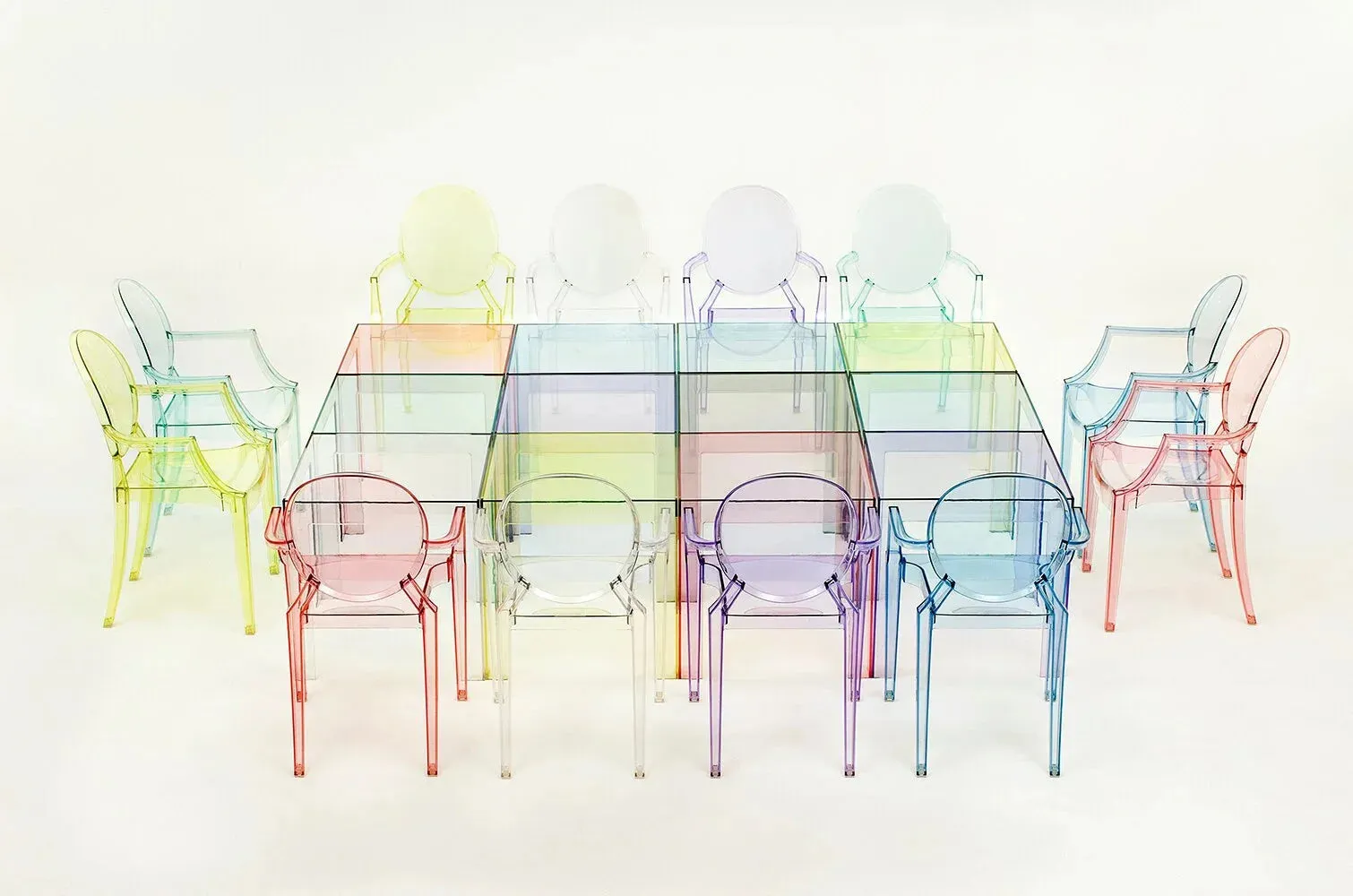 Kartell Louis Ghost Chair, Crystal