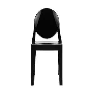 Kartell Victoria Ghost Chair, Black