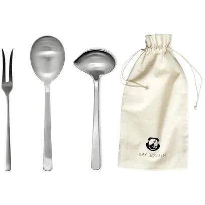 Kay Bojesen Serving Cutlery, Polished Steel