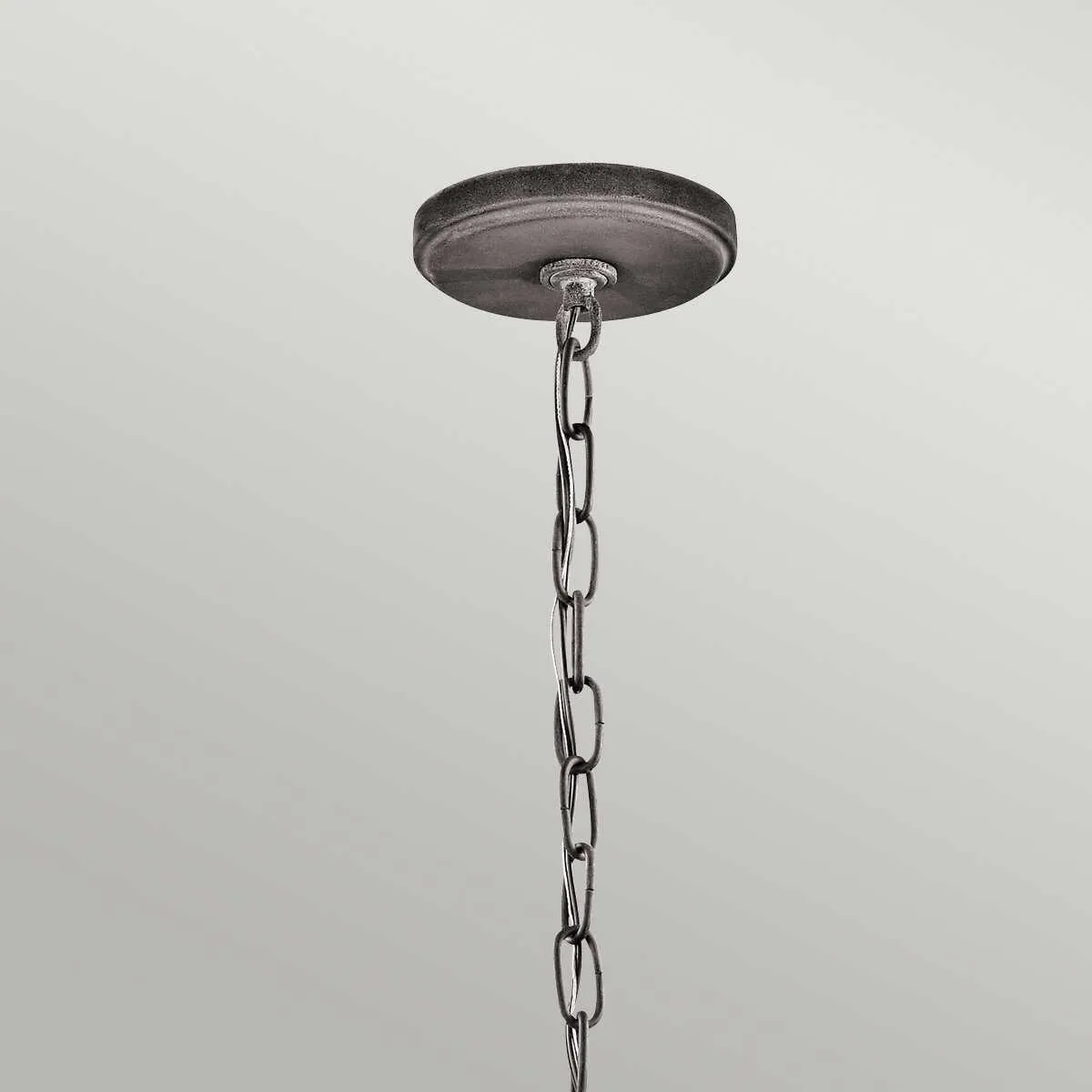 Kichler Ashland Bay 1 Light Zinc Outdoor Pendant