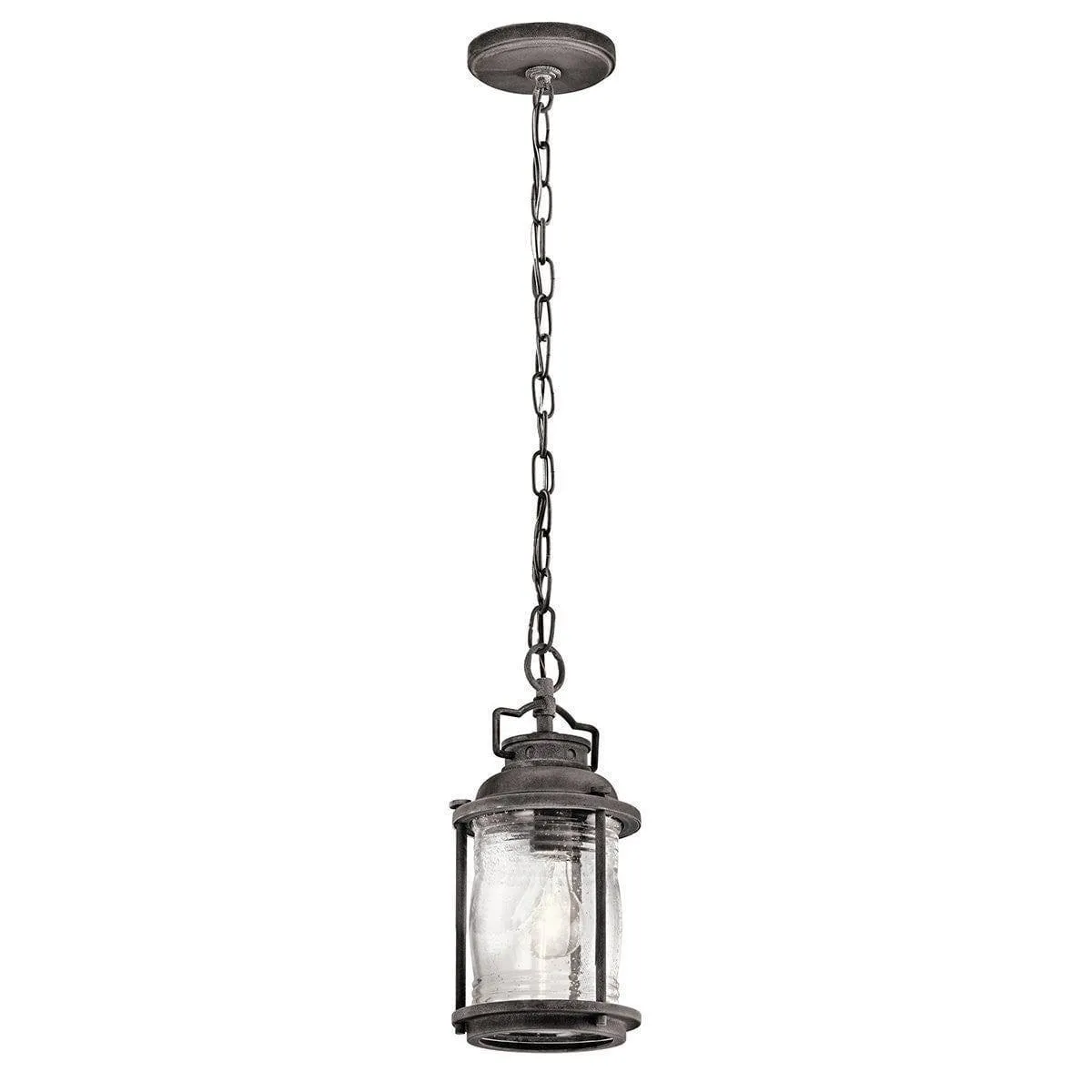 Kichler Ashland Bay 1 Light Zinc Outdoor Pendant