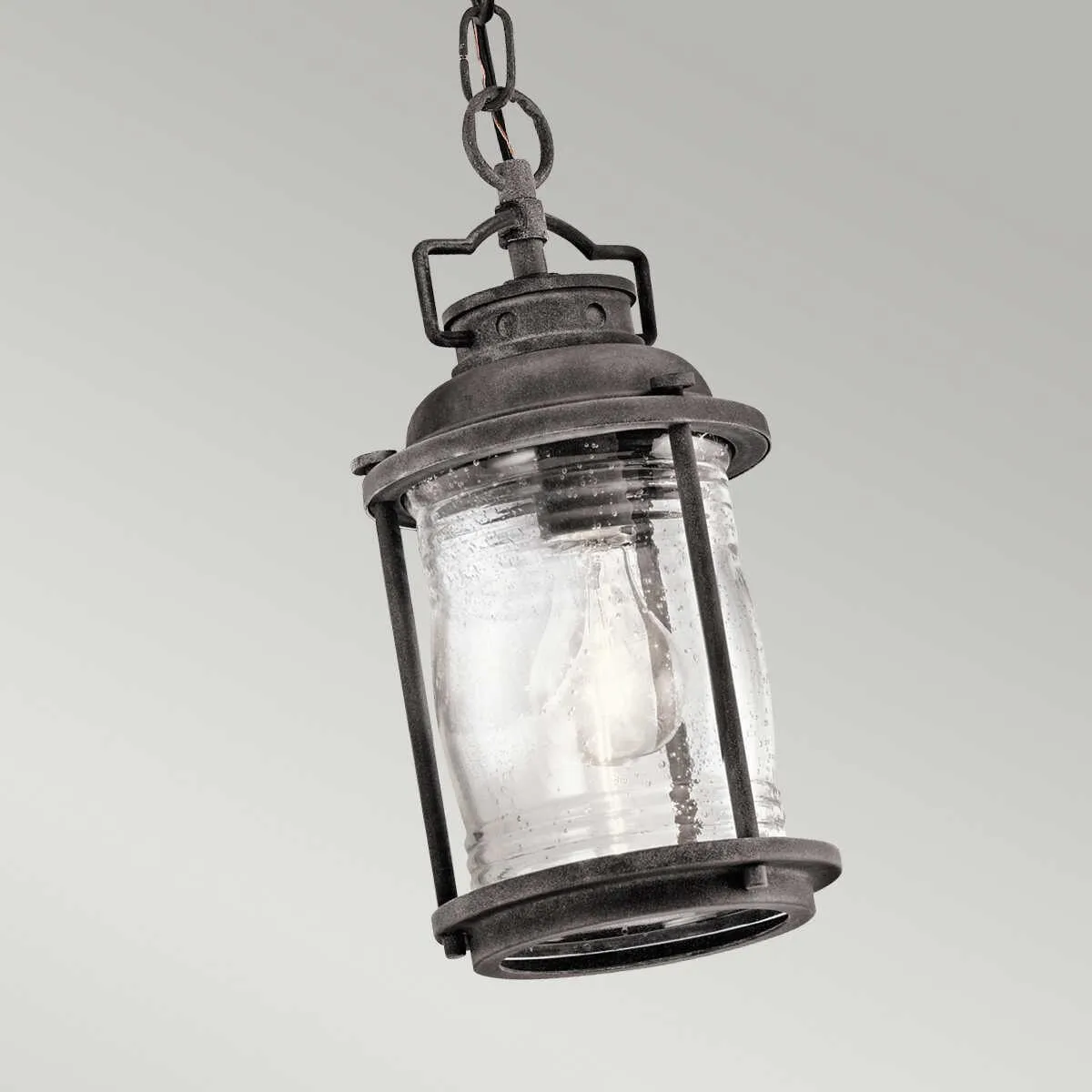 Kichler Ashland Bay 1 Light Zinc Outdoor Pendant