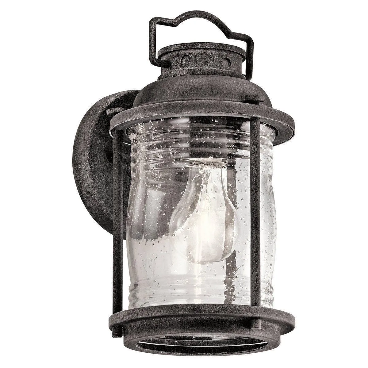 Kichler Ashland Bay Small Outdoor Wall Light - Weathered Zinc