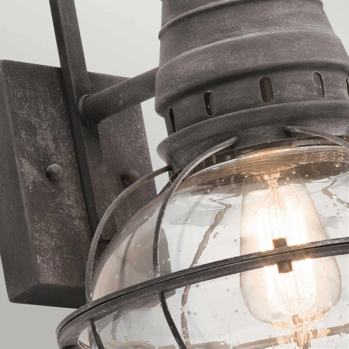 Kichler Bridge Point Zinc Large Outdoor Wall Light