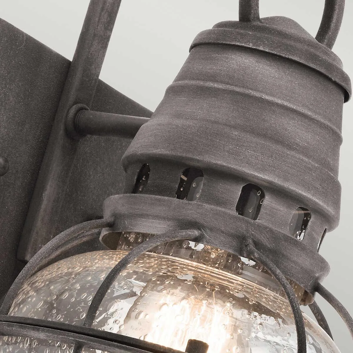 Kichler Bridge Point Zinc Small Outdoor Wall Light