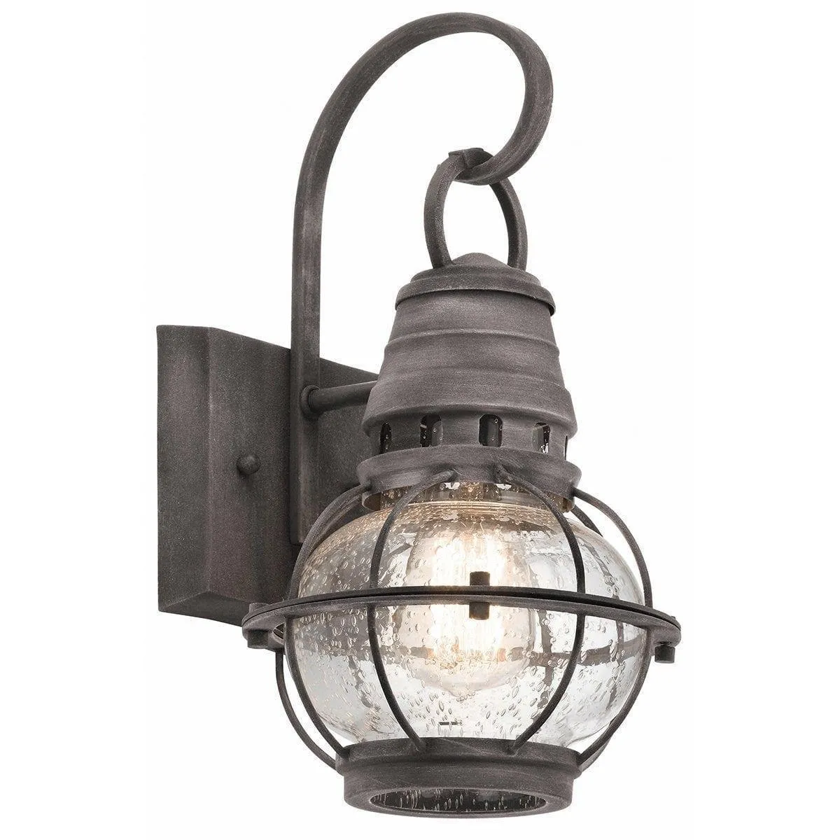 Kichler Bridge Point Zinc Small Outdoor Wall Light