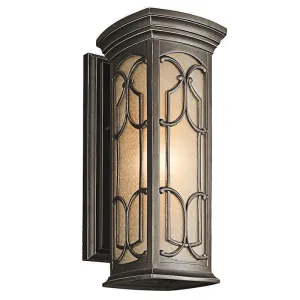 Kichler Franceasi Olde Bronze Medium Outdoor Wall Light