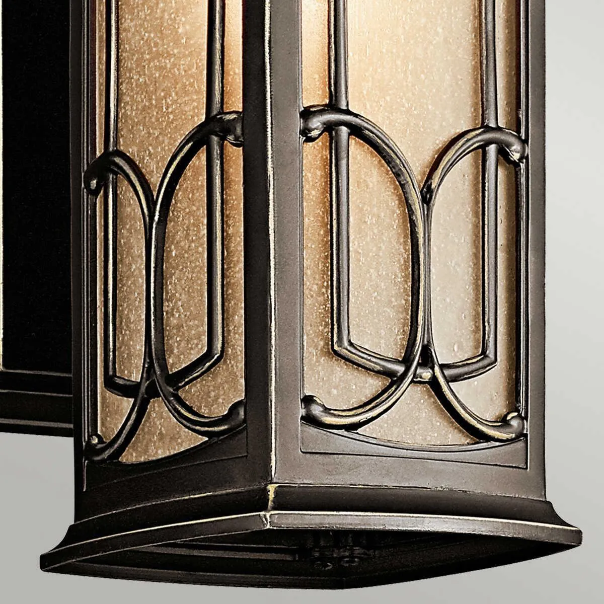 Kichler Franceasi Olde Bronze Small Outdoor Wall Light