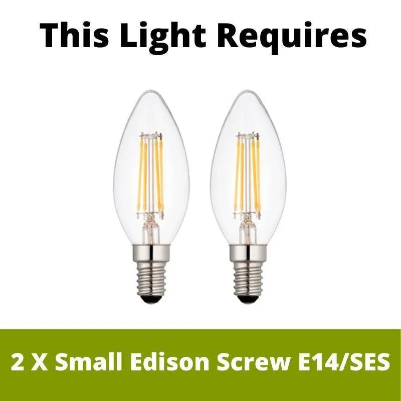 Kichler Halleron Outdoor 2 Light Wall Light