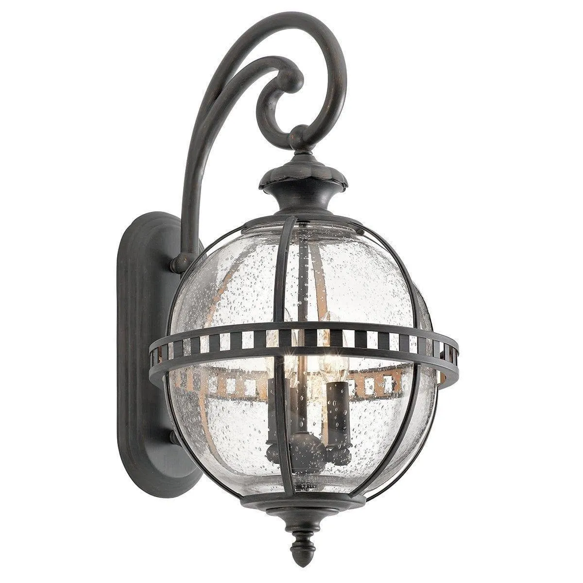 Kichler Halleron Outdoor 3 Light Wall Light