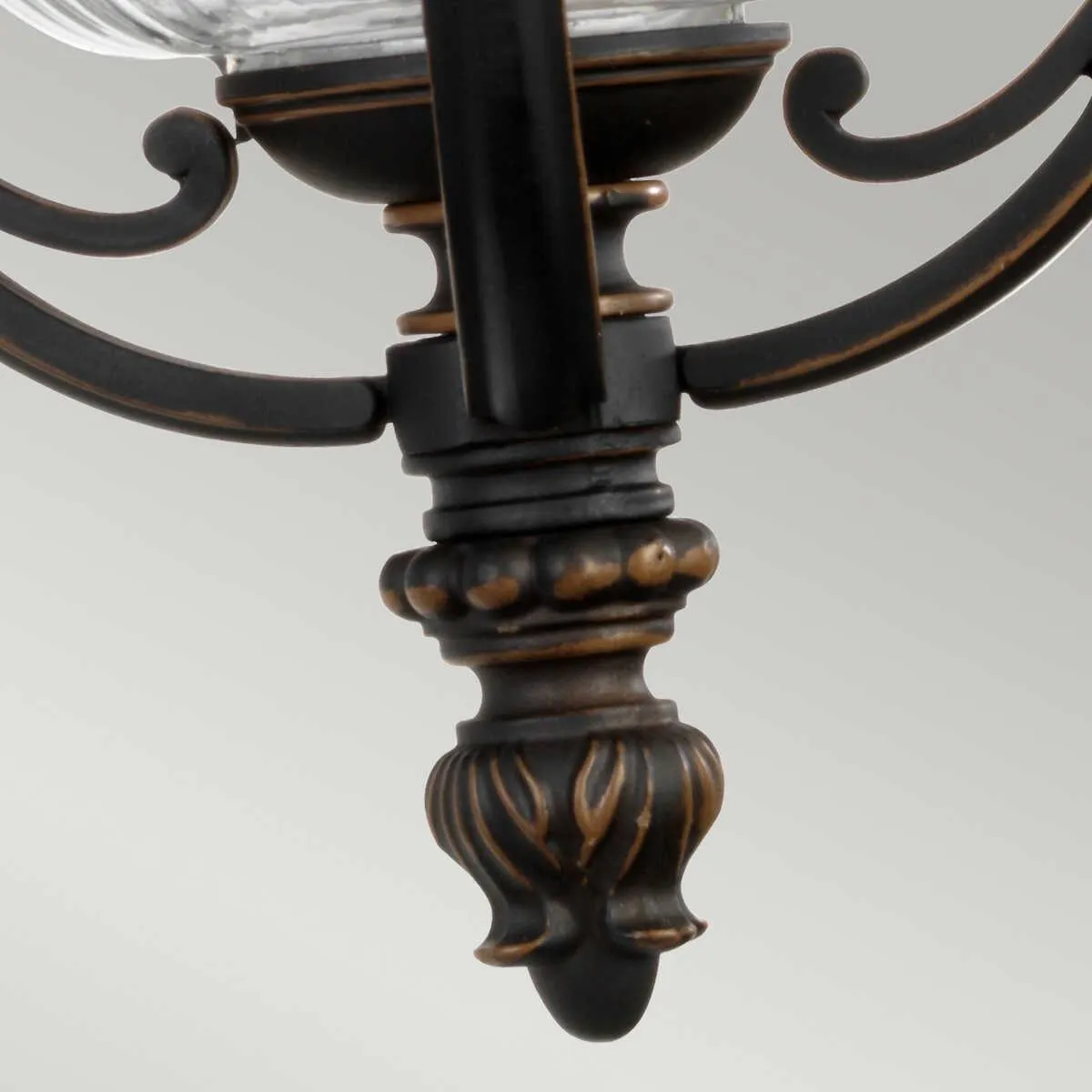 Kichler Luverne Rubbed Bronze Medium Outdoor Wall Light