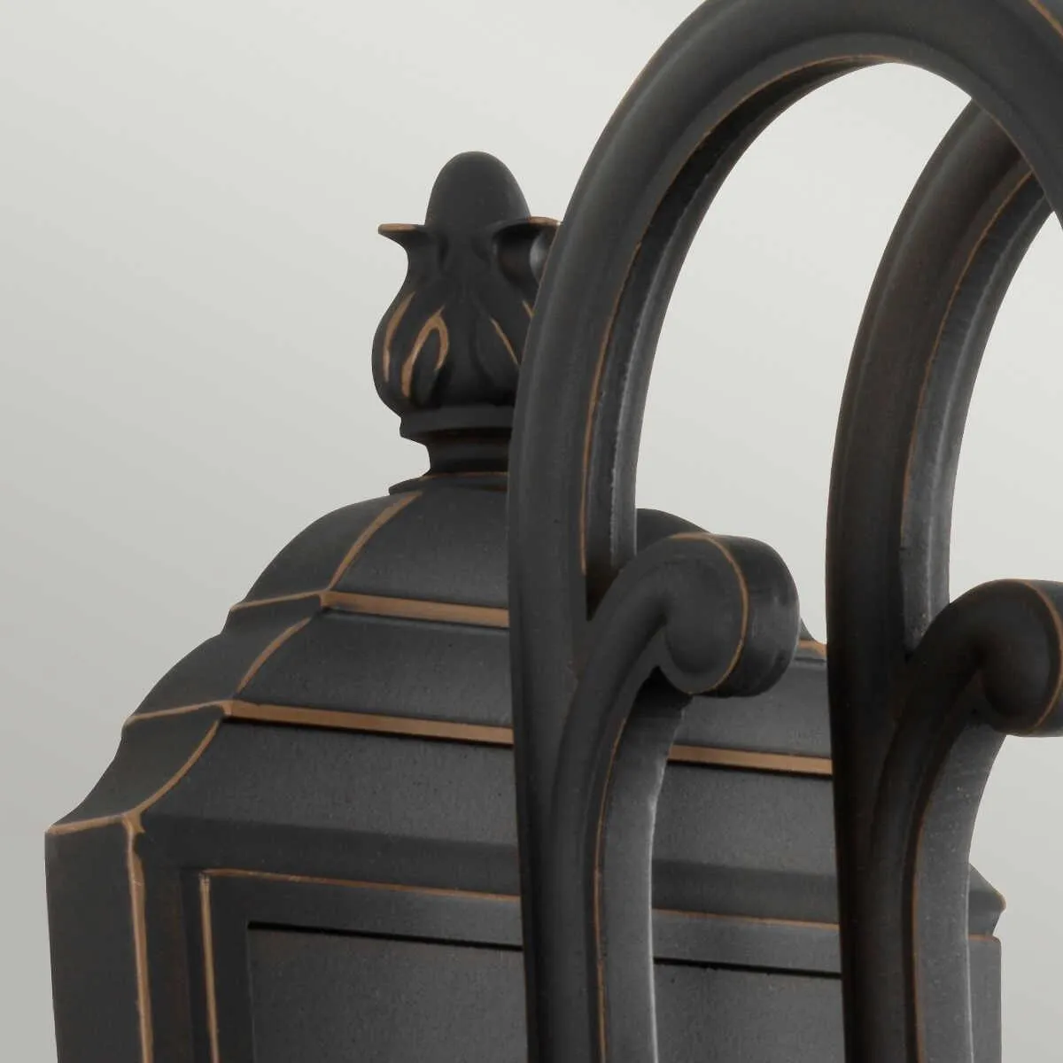 Kichler Luverne Rubbed Bronze Medium Outdoor Wall Light