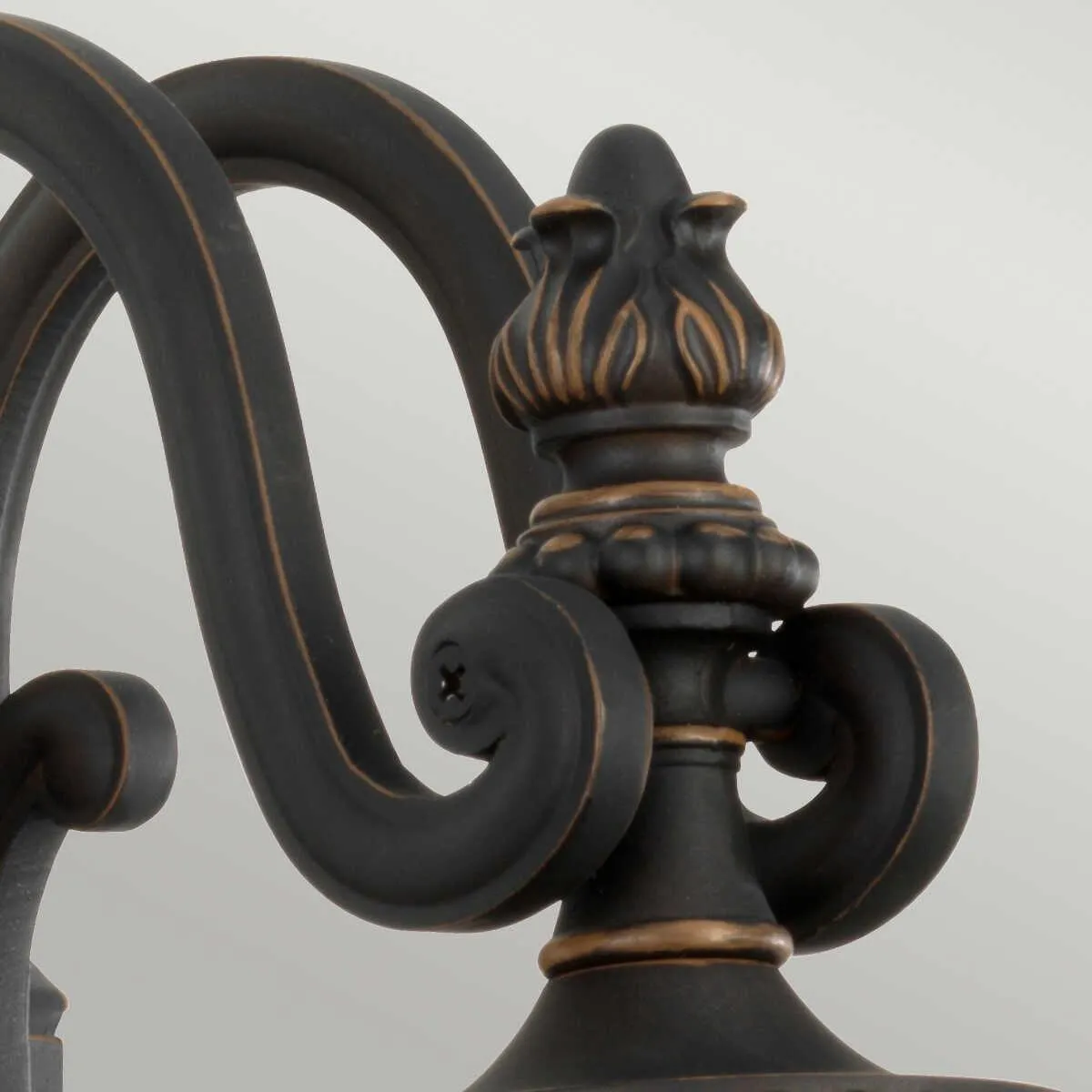 Kichler Luverne Rubbed Bronze Medium Outdoor Wall Light