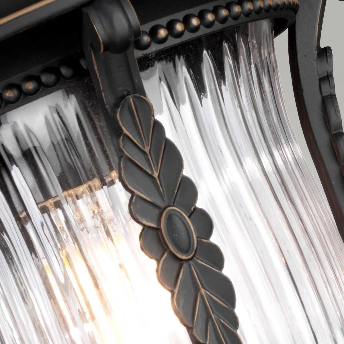 Kichler Luverne Rubbed Bronze Outdoor Pendant Light