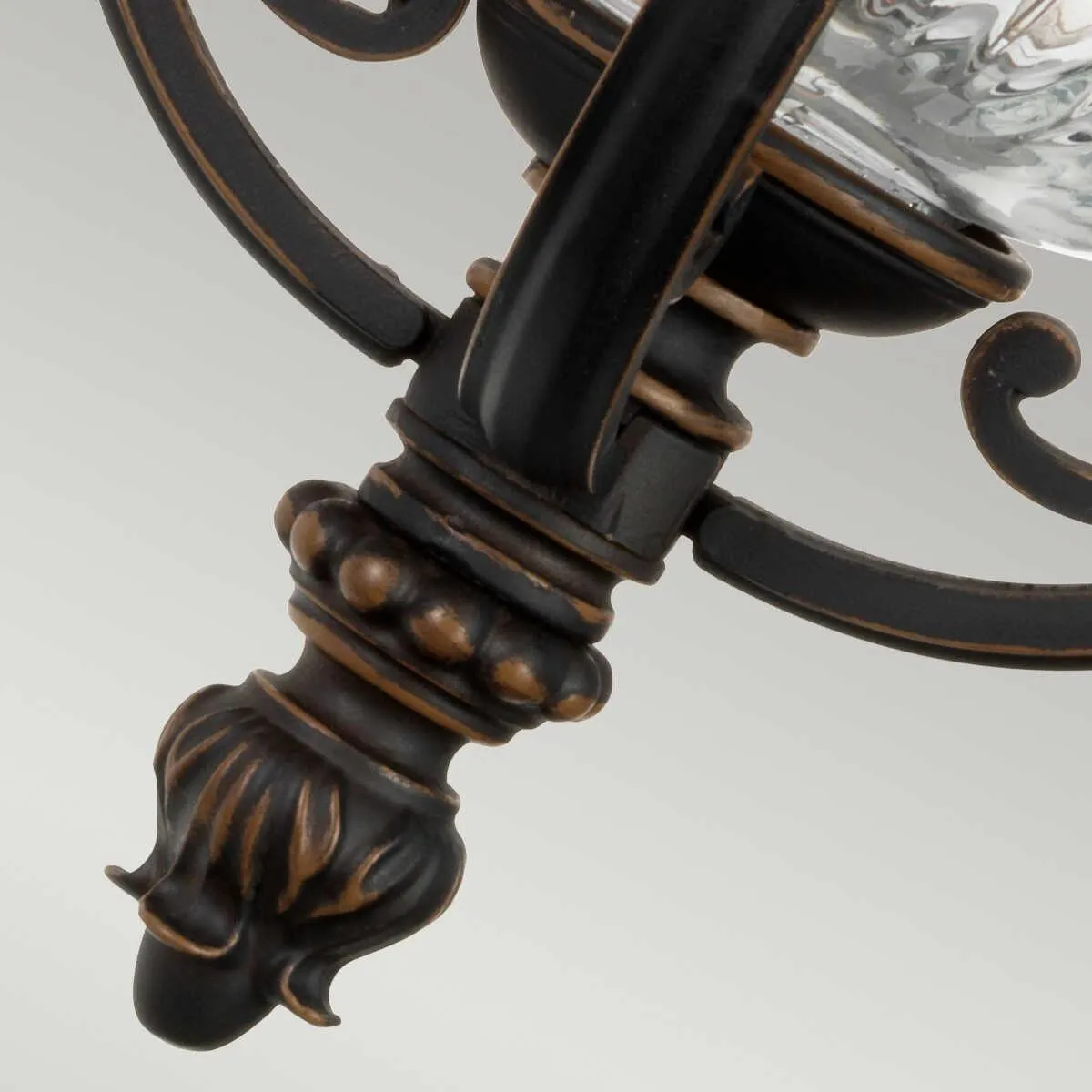 Kichler Luverne Rubbed Bronze Small Outdoor Wall Light