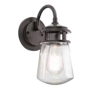 Kichler Lyndon Architectural Bronze Small Outdoor Wall Light