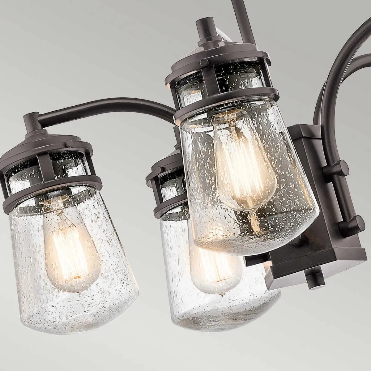 Kichler Lyndon Outdoor 5 Light Bronze Pendant