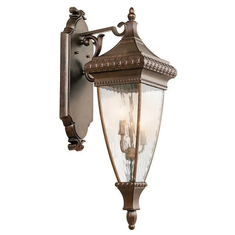 Kichler Rain Brushed Bronze Large Outdoor Wall Light