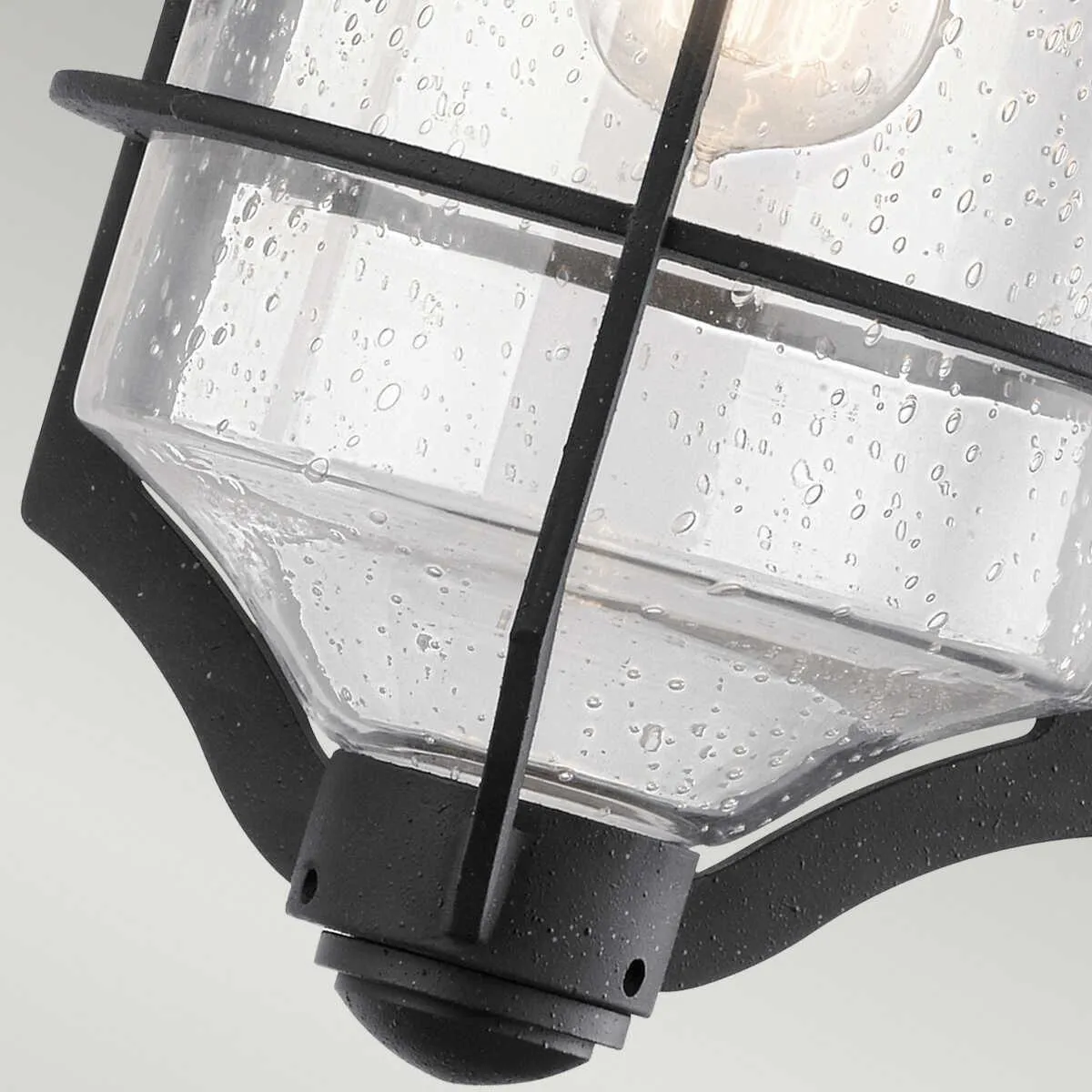 Kichler Royal Marine Medium Black Outdoor Wall Light