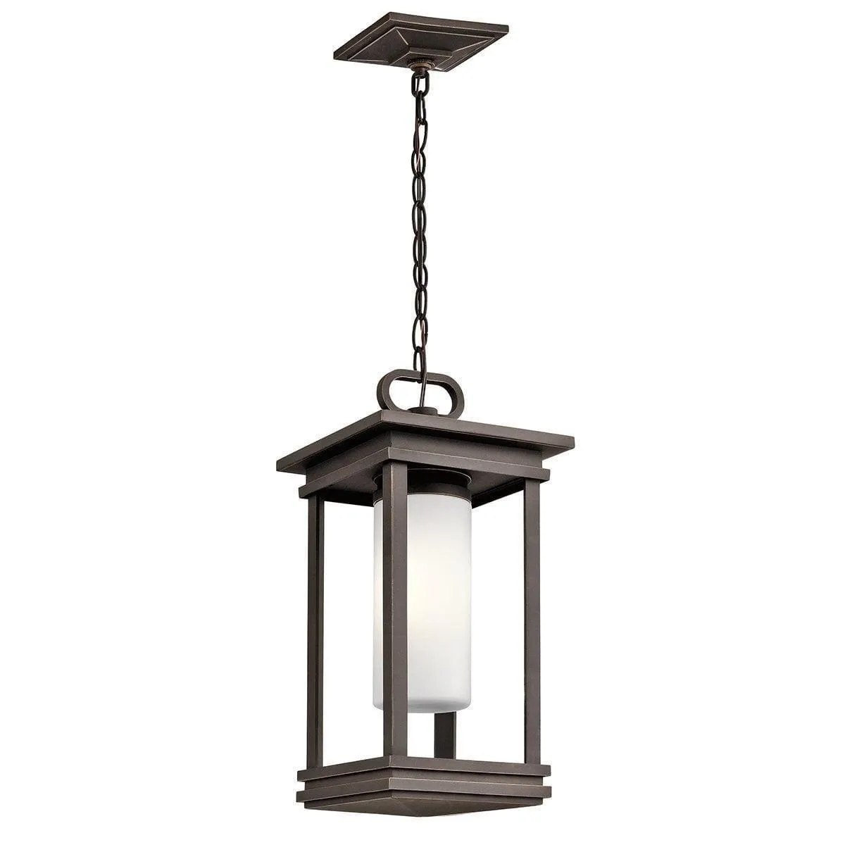 Kichler South Hope Rubbed Bronze Small Outdoor Pendant