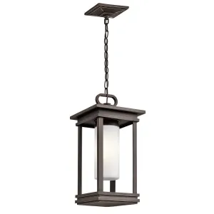 Kichler South Hope Rubbed Bronze Small Outdoor Pendant