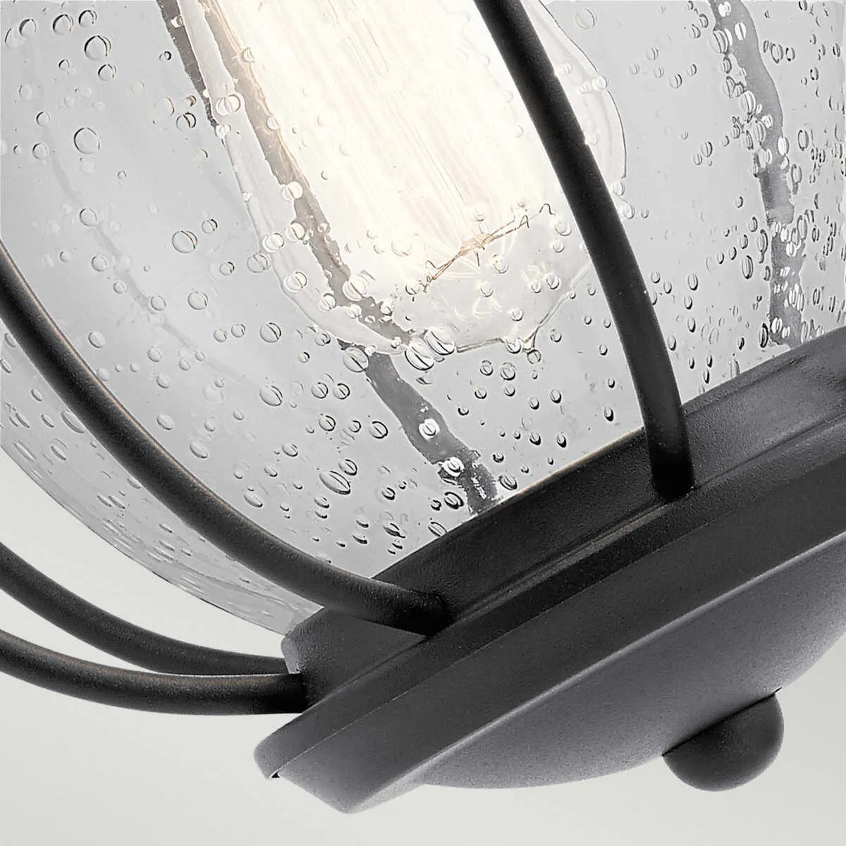 Kichler Vandalia Outdoor Black Wall Light