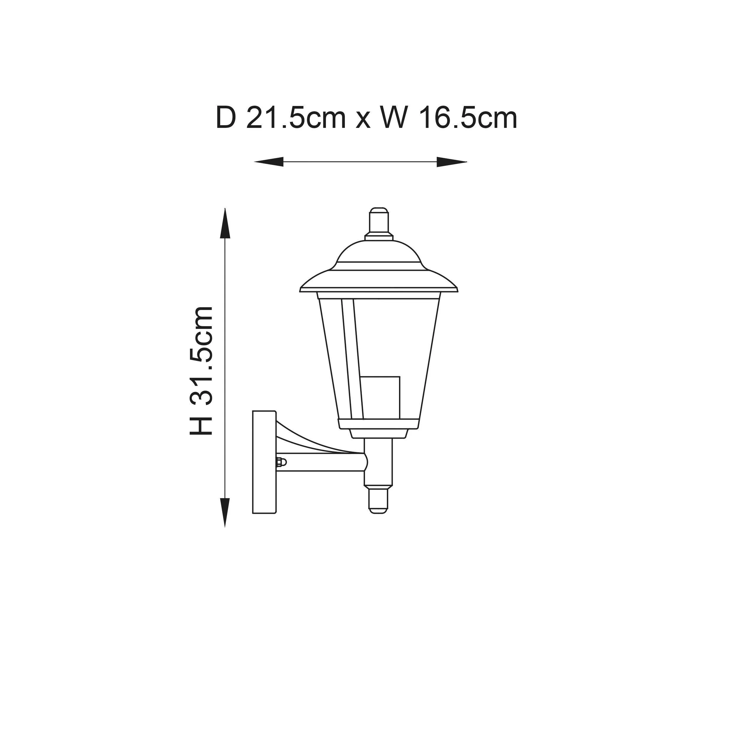 Klien Polished Stainless Steel Hanging Outdoor Wall Light