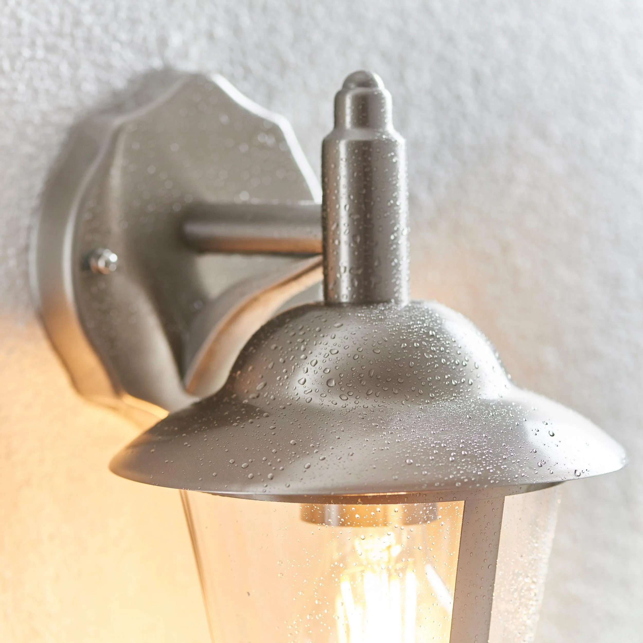 Klien Polished Stainless Steel Hanging Outdoor Wall Light